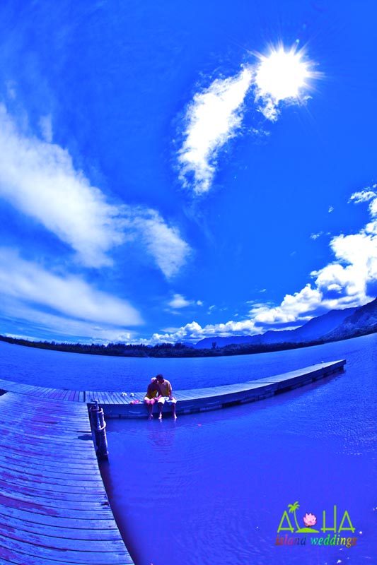 in the blue on the pear of lost
